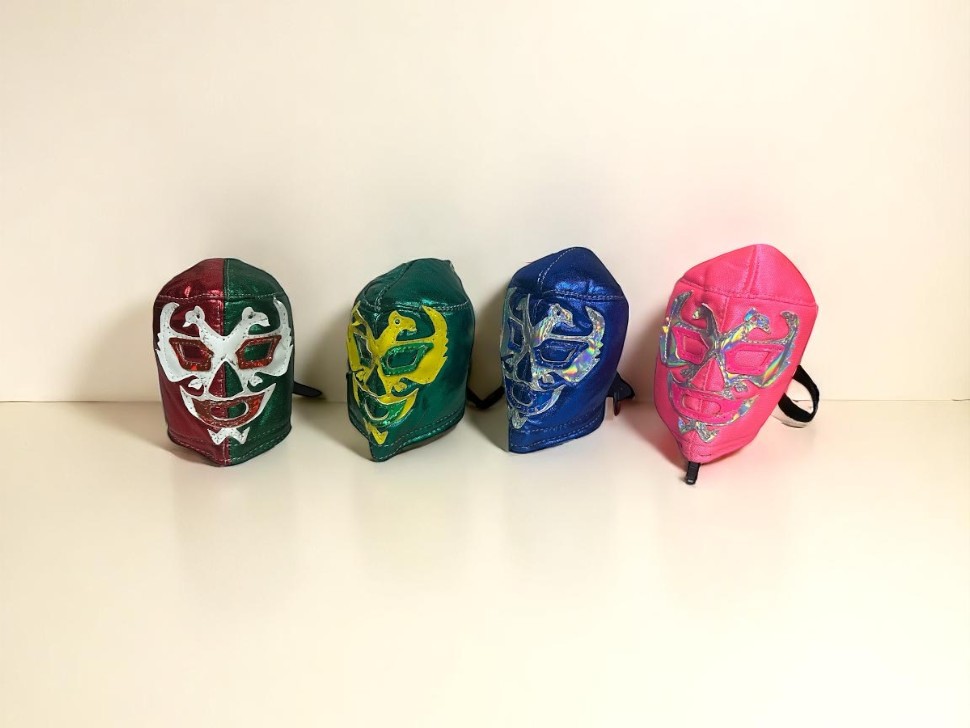 ルチャコインケース H18 ドス・カラス | メキシコ直輸入メルカドバッグ